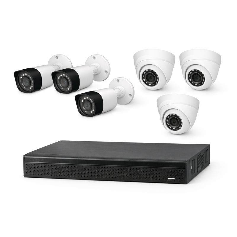 KIT DE 6 CAMARAS DE SEGURIDAD (1080P)